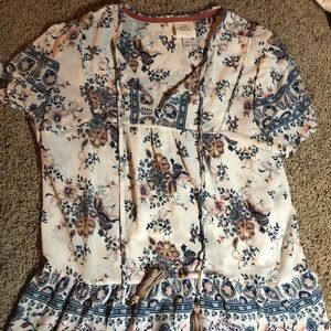 floral blouse